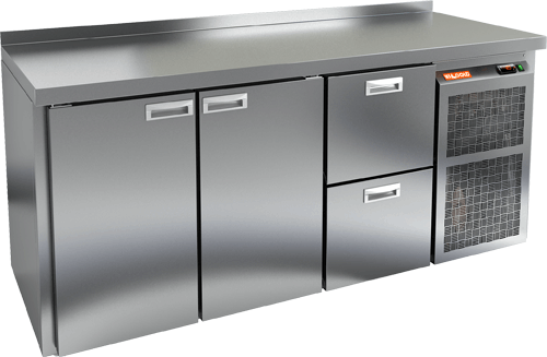 СТОЛ С МОРОЗИЛЬНЫМ ШКАФОМ HICOLD SN 112 BR2 BT (R290)