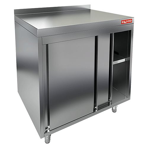 НБМСЗК-8/4Б модуль барный - стол закрыт.с бортом, дверцы купе, 800х400х850мм, HICOLD RUS