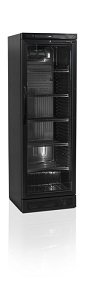 ШКАФ ХОЛОДИЛЬНЫЙ СО СТЕКЛОМ TEFCOLD CEV425 BLACK