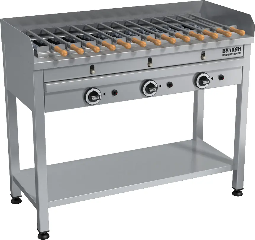 Гриль-шашлычница газовая Вулкан-Heidebrenner, мод. BPD 03 "Кастель" арт. 8010