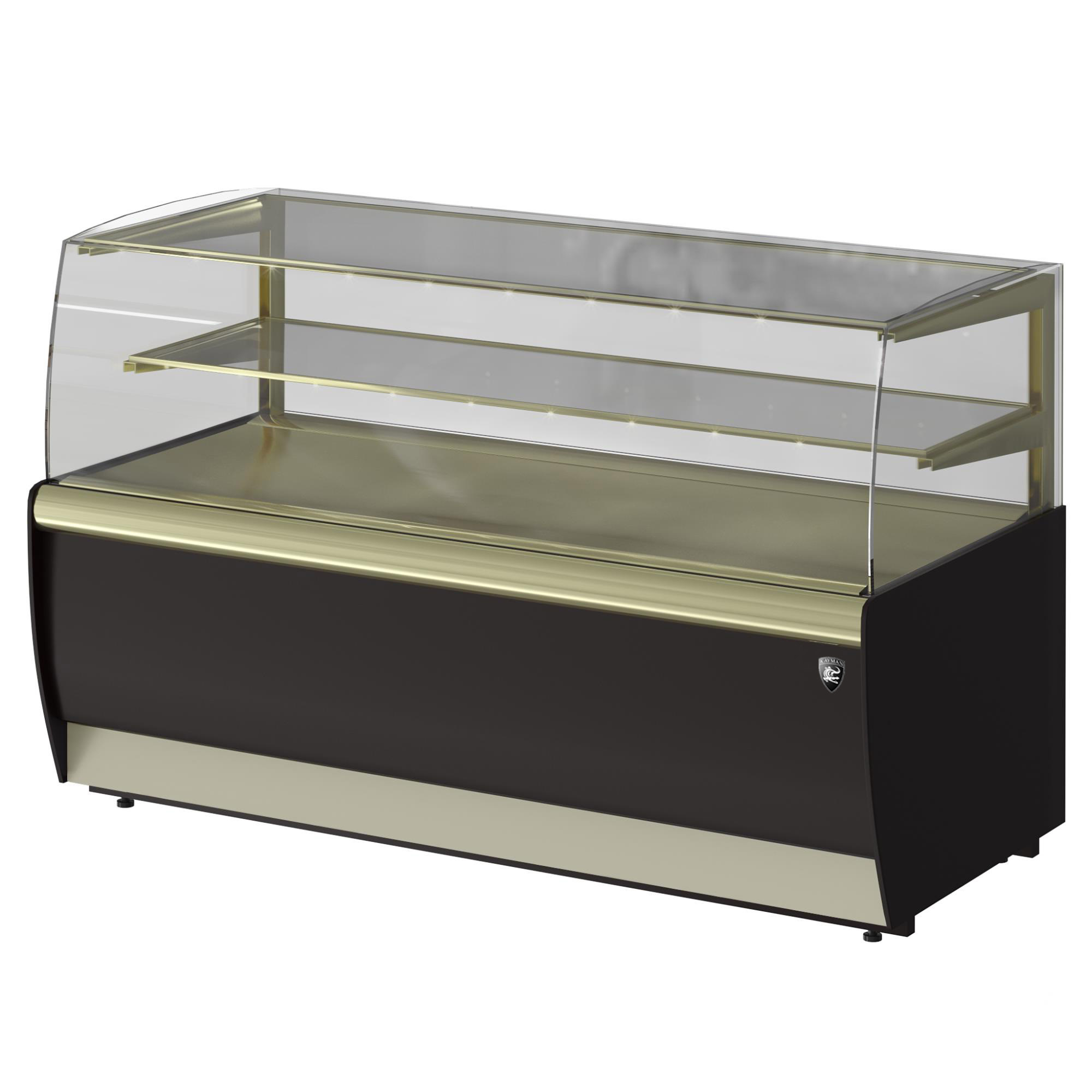 ВИТРИНА КОНДИТЕРСКАЯ KAYMAN K-ВК-1300 МИНИ БРОНЗА