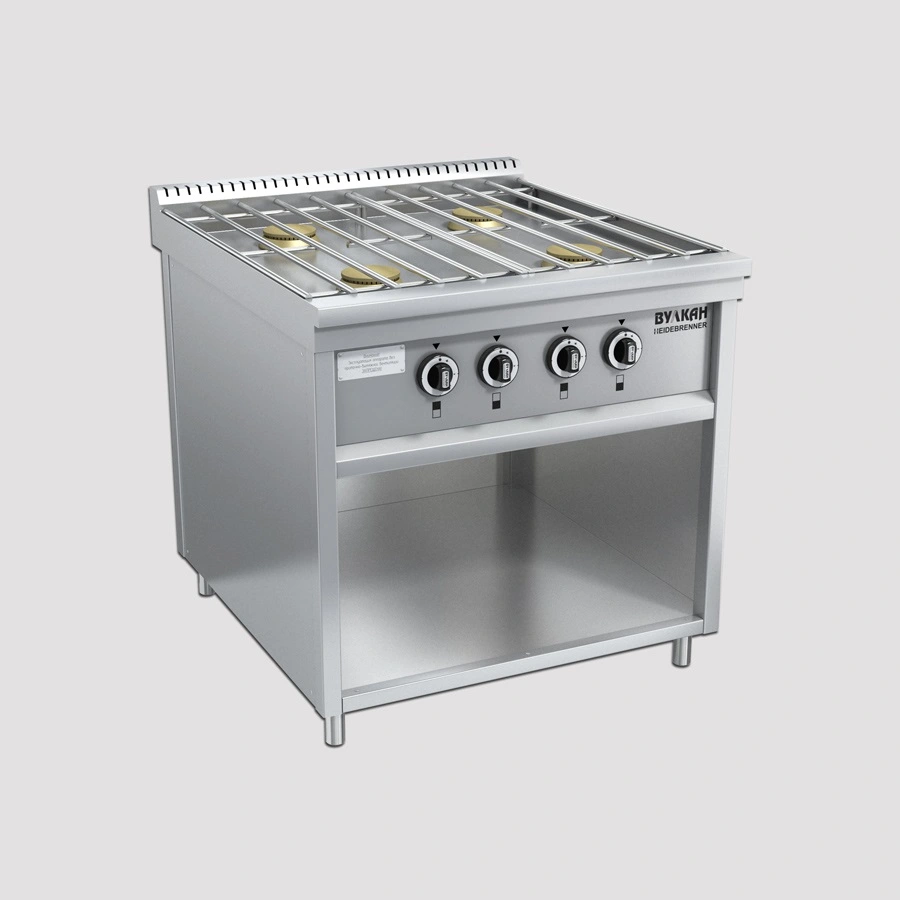 Плита газовая Вулкан-Heidebrenner серии ПРГ-IIA-4М Standart серия 900 арт. 822409