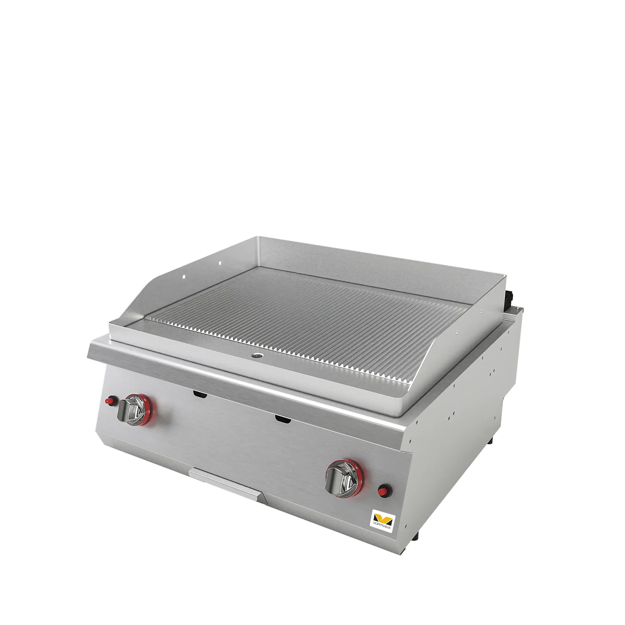Поверхность жарочная газовая рифлёная т.м. VORTMAX мод. SFRG 78