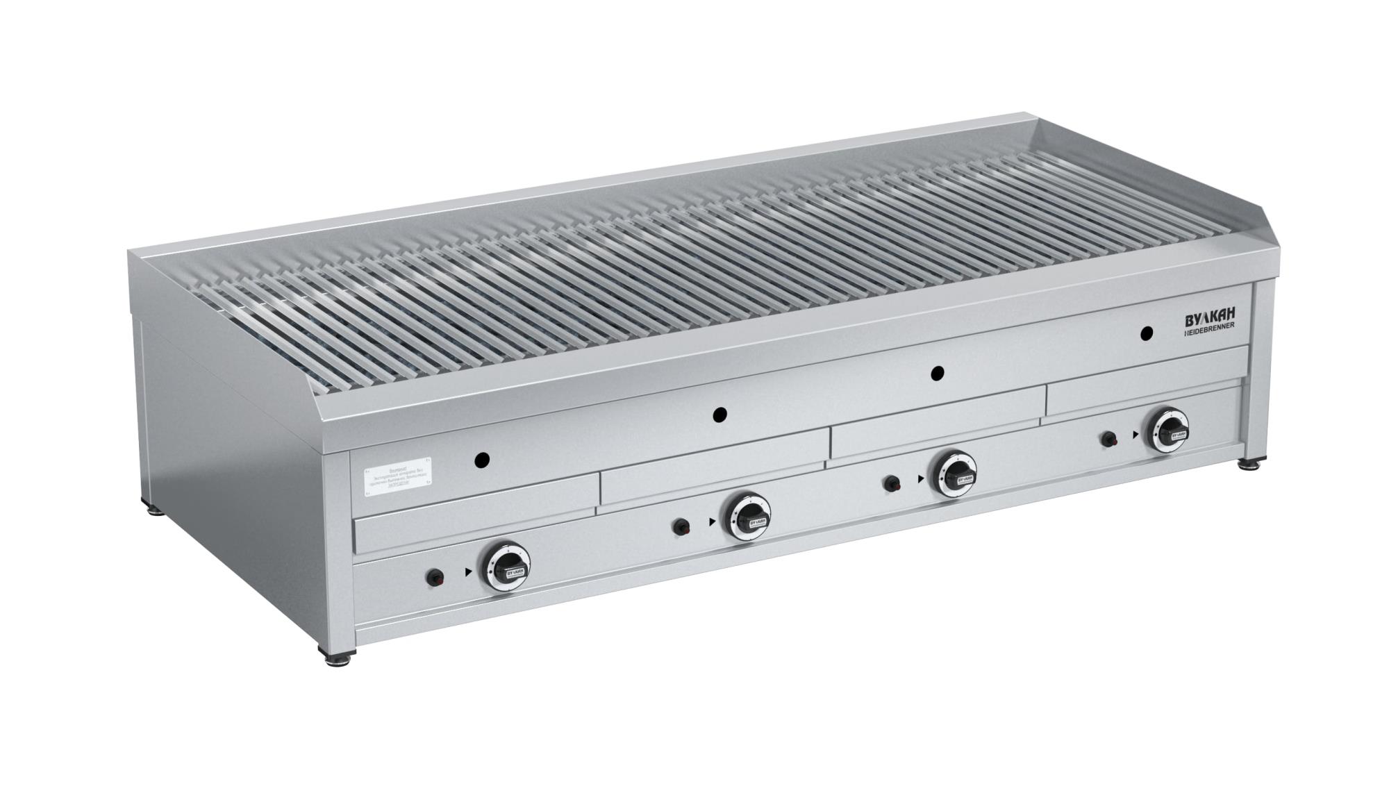 ГРИЛЬ ГАЗОВЫЙ ЛАВОВЫЙ ВУЛКАН-HEIDEBRENNER BPD 04L «ДЗЕНЗУР» 641234