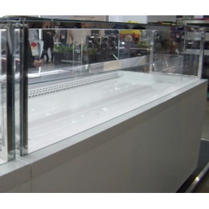 Витрина тепловая напольная Финист Maria Mw-21-9 фасады МДФ белые