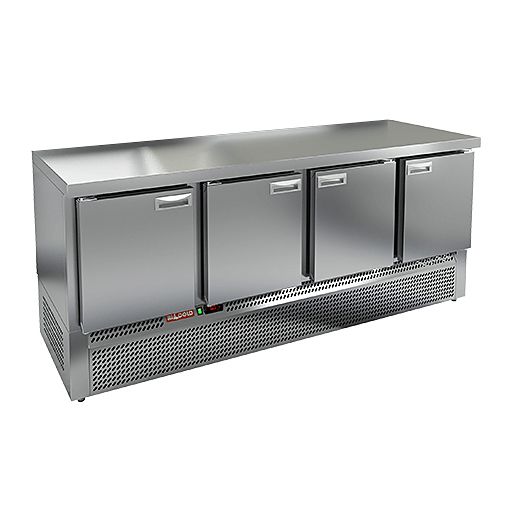 GNE 1111/TN O стол охл. островн. (-2+10), 4 двери, 1970х700х850мм, ниж.распол.агрегата, HICOLD RUS