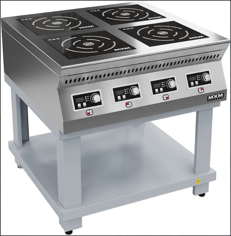 Плита индукционная тип ПИ, модель ПИ49П–3,5 без воздуховода, на крашеной подставке