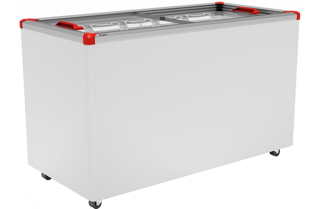 Ларь низкотемпературный Gellar серии CLASSIC, FG 500 C, красный v25