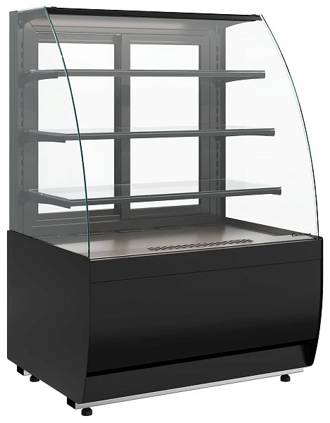 Витрина кондитерская Полюс K70 VM 1,3-1 LIGHT (версия 2.0) (9005)