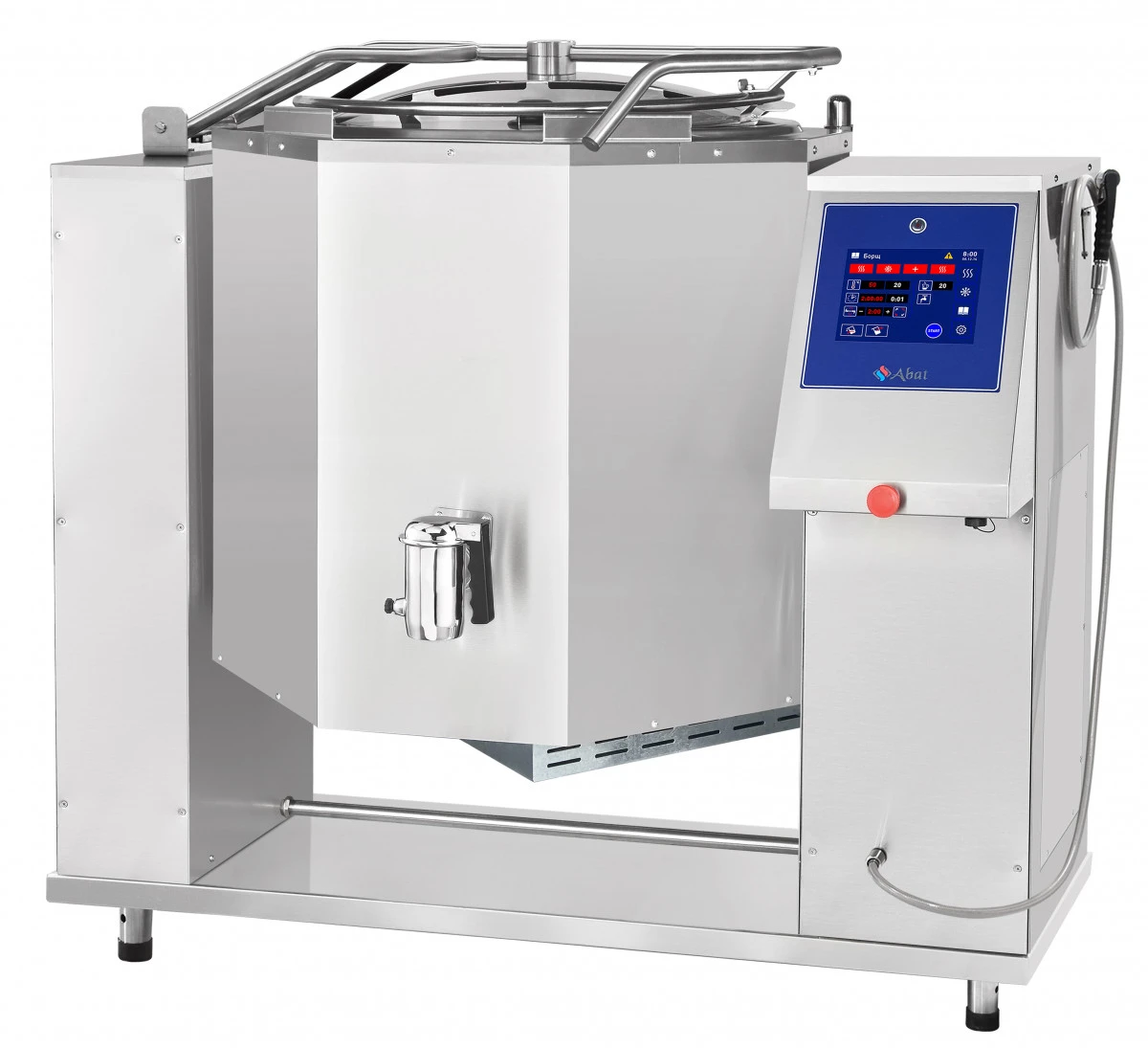 Котел пищеварочный Abat КПЭМ-250-ОМП со сливным краном