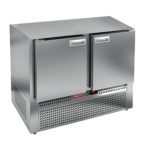 GN 11/TN БЕЗ СТОЛЕШНИЦЫ стол охл.(-2+10), 2 двери, 1390х700х800мм, HICOLD RUS