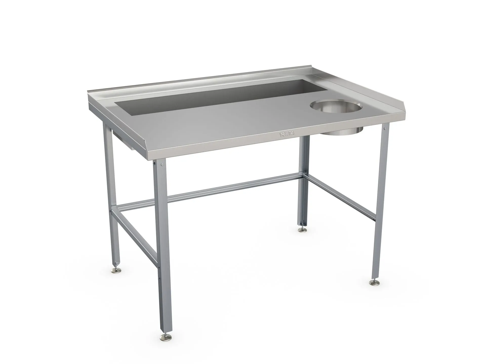 Стол для обработки овощей Atesy СО-С-1-1200.800-02 (СО-1/1200/800)