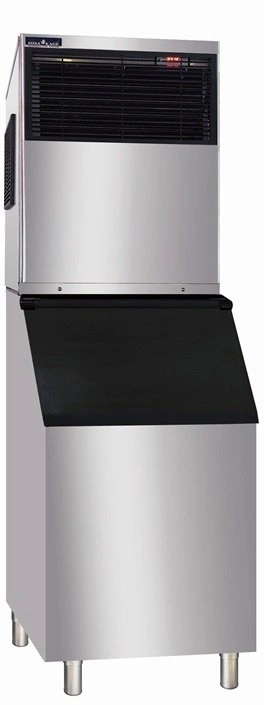 Льдогенератор EKSI серии CUBE, LLC-220+D-350 (бункер), кубиковый лед