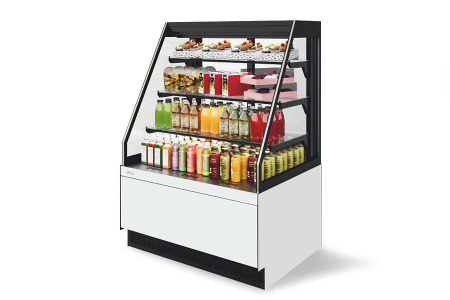 Витрина Кондитерская Vete II kub OFT 90, Белый глянец (T9016.VG033.B9016)