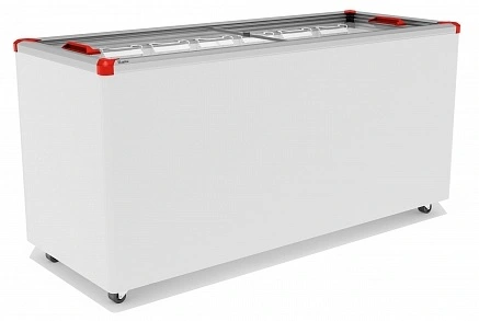 Ларь низкотемпературный Gellar серии CLASSIC, FG 600 C, красный v25