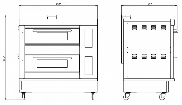 Шкаф пекарский Grill Master ШЖГ/2 (13080)