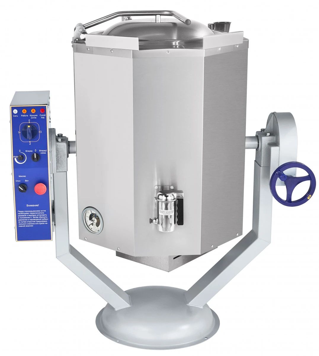 Котел пищеварочный Abat КПЭМ-60-ОМР со сливным краном