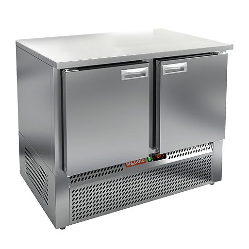 SNE 11/TN БЕЗ СТОЛЕШНИЦЫ стол охл. (-2+10), островн., 2 двери, 1000х600х800мм, ниж.распол.агрегата