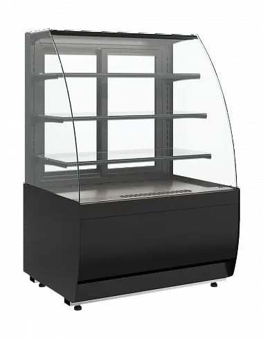 Витрина холодильная Carboma серии K70 VM 0,9-1 LIGHT (версия 2.0) (9005)