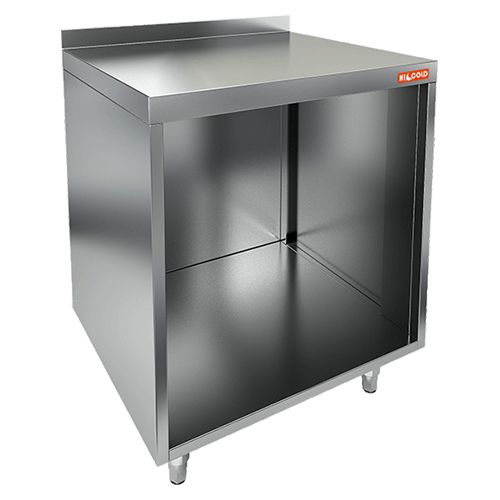 НБМСО-4/5Б модуль барный - стол открыт. с бортом, 400х500х850мм, HICOLD RUS