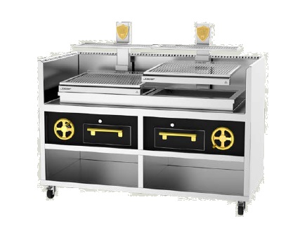 ГРИЛЬ ОТКРЫТЫЙ JOSPER BASQUE PVJ-76-2-2-MB