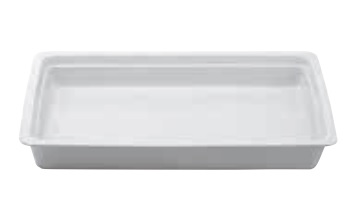 Гастроемкость керамическая GN 1/1-20 53x32,5x2 белая 44332-03