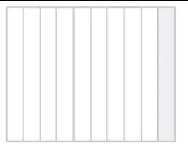 Vitella S.r.I.unip. Решетка на 10 ячеек (50х400мм) д/маш. тестоделит. серии SQG