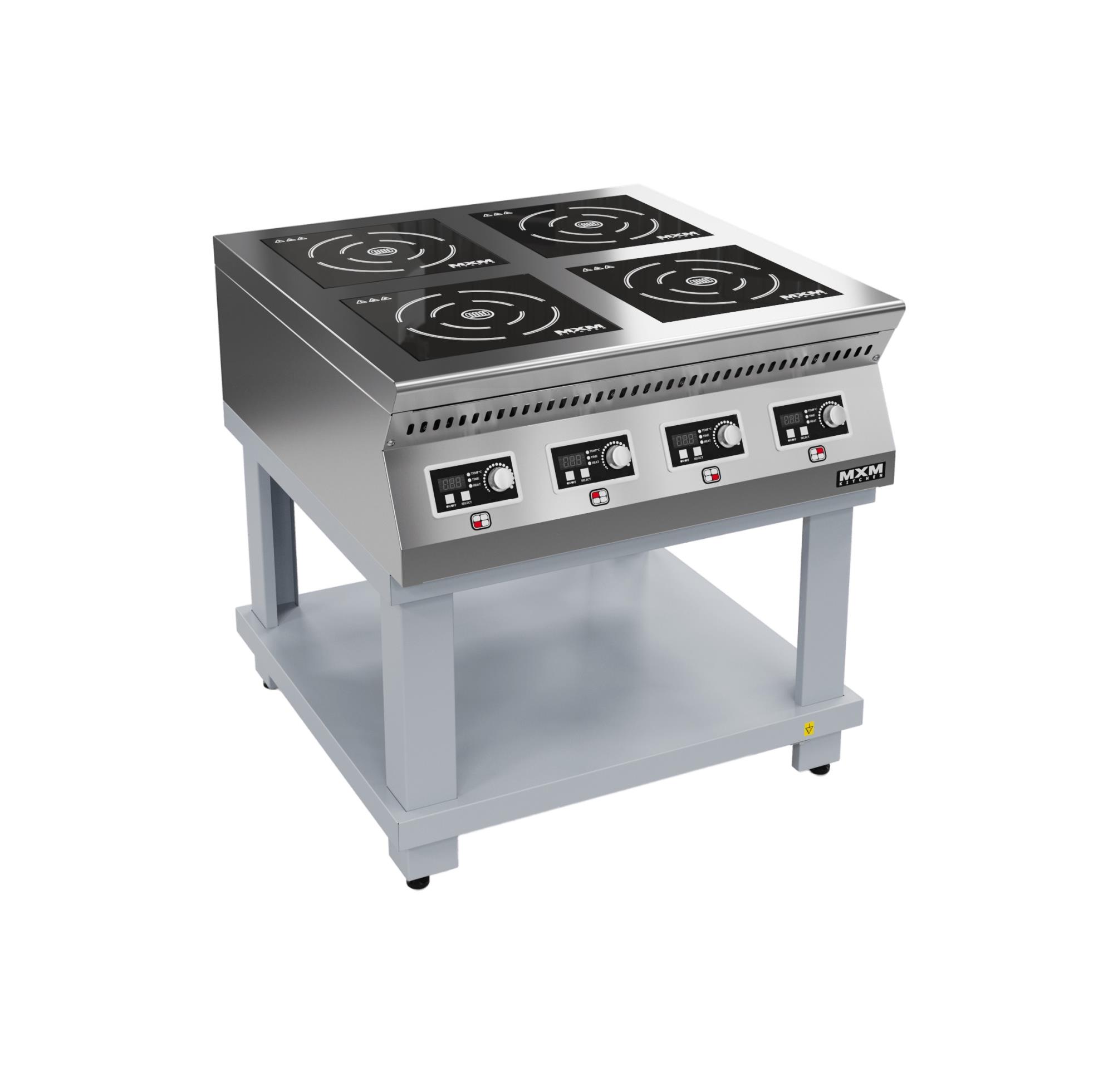 Плита индукционная ПИ49П-3,5 стеклокерамика, 900 серии, без воздуховода, на крашеной подставке