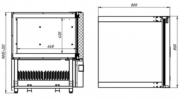 Шкаф шоковой заморозки Polair CR5-G (правостороннее открывание)