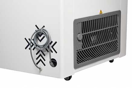 Морозильный ларь Gellar FG 400 C серый