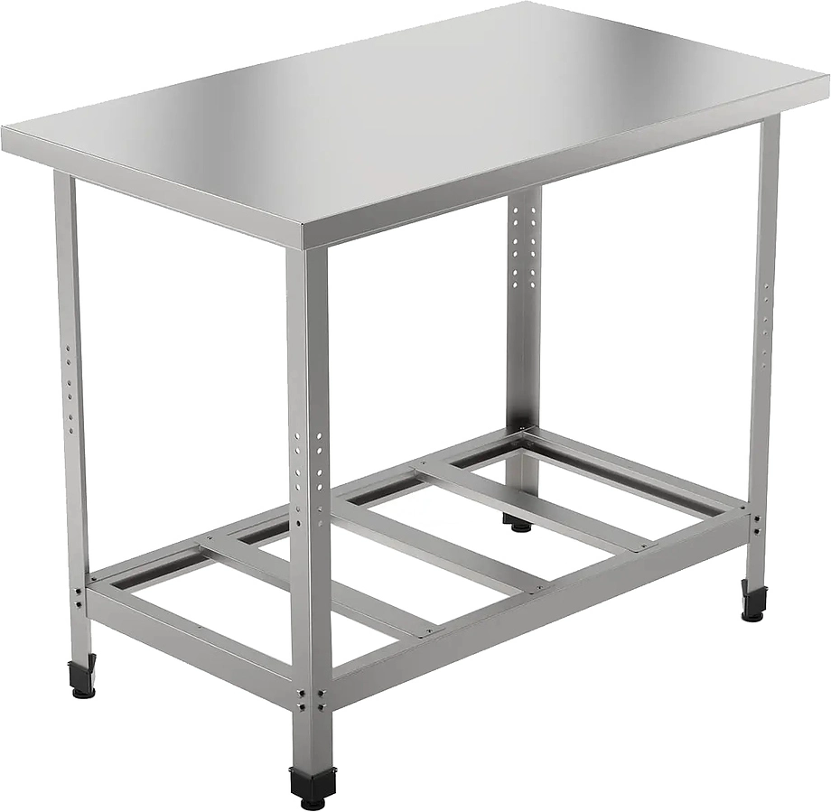 Стол произв. Eksi серии СПОП 600/600-с ("Стандарт", полка-решетка-1шт., расст. м/у реш. 200мм)