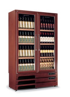 ШКАФ ВИННЫЙ ДЕРЕВ.TECFRIGO ENOPRESTIGE 600 2TV ТЕМН.ОРЕХ