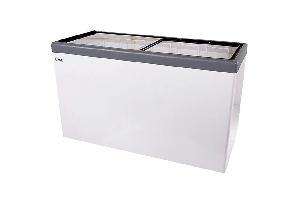 Ларь морозильный "СНЕЖ" МЛП 350 (серый)