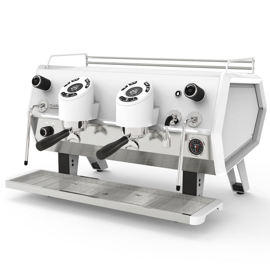 Кофемашина Sanremo D8 2 высокие гр, PRO, Total White, белая