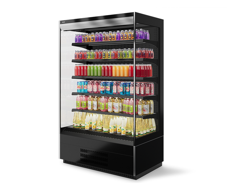 Витрина холодильная Berg 125 LF , Черный RAL9005