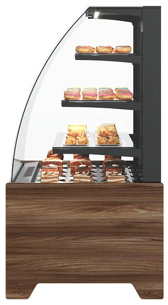 Витрина кондитерская Полюс K70 VM 1,3-1 LIGHT (версия 2.0) (9005)