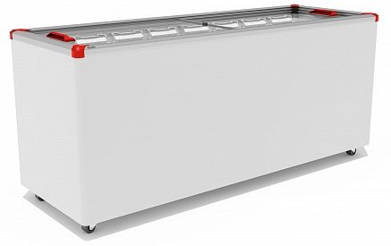 Ларь морозильный Фростор FG 700 C красный