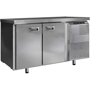 Стол комбинированный Финист КХС-6012 (1400х600х850) 1 дверь среднетемпературный отсек, 1 дверь низкотемпературный отсек