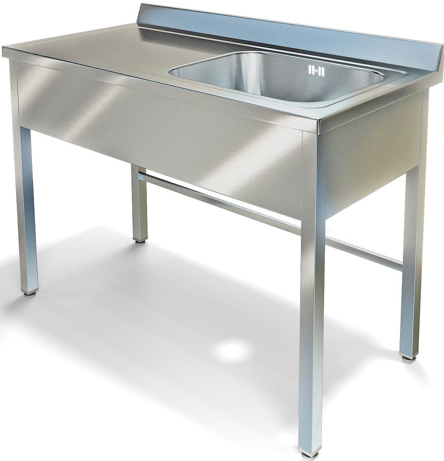 Стол производственный с объемным бортом СПП-520/1500П