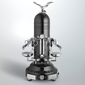 КОФЕМАШИНА АВТОМАТ BEZZERA VERTICALE DE 2GR ЧЕРНАЯ МУЛЬТИФАЗНАЯ