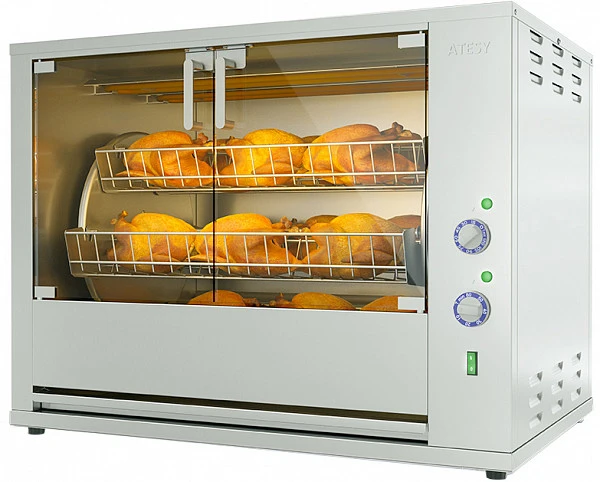 Гриль для кур Atesy Командор-6Э-Т-380 (карусельный)