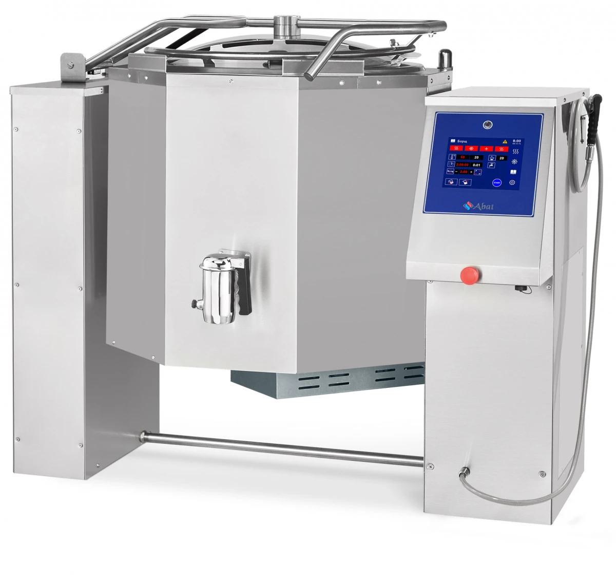 Котел пищеварочный Abat КПЭМ-160-ОМП со сливным краном