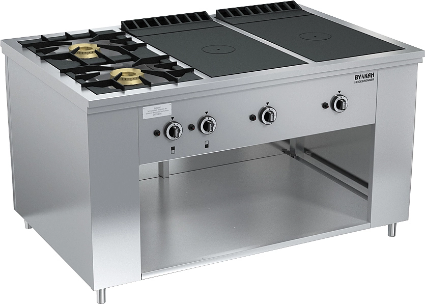 Плита газовая Вулкан-Heidebrenner ПРГ-IIA-6-2 Maxi