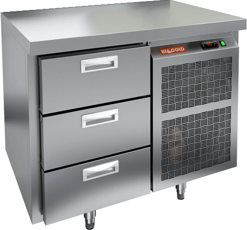 СТОЛ С ОХЛАЖД.ШКАФОМ HICOLD GN3/TN О