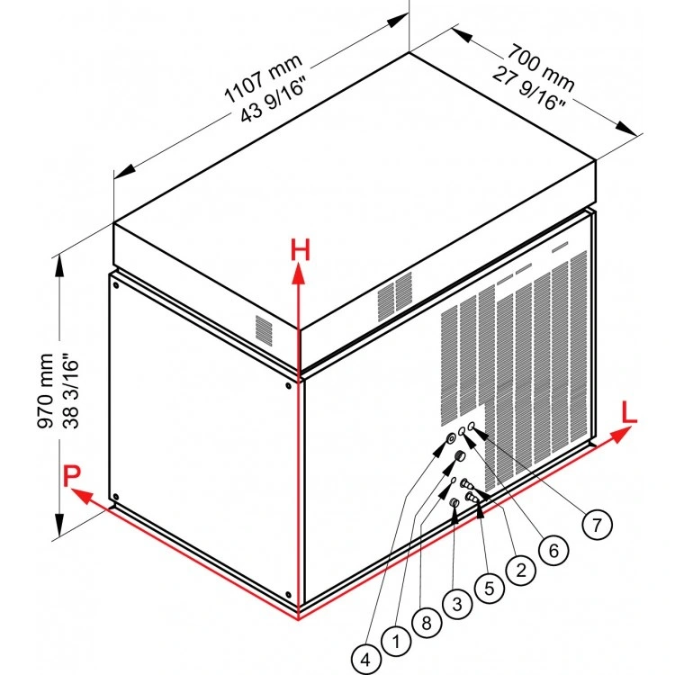 Льдогенератор Brema Muster 1500A