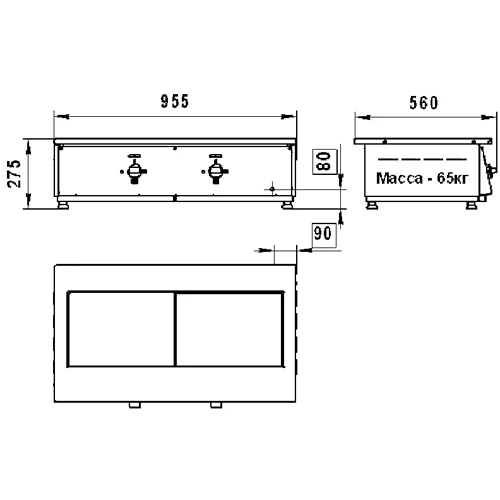 Плита электрическая Тулаторгтехника ПЭ-0,24Н (настольная)