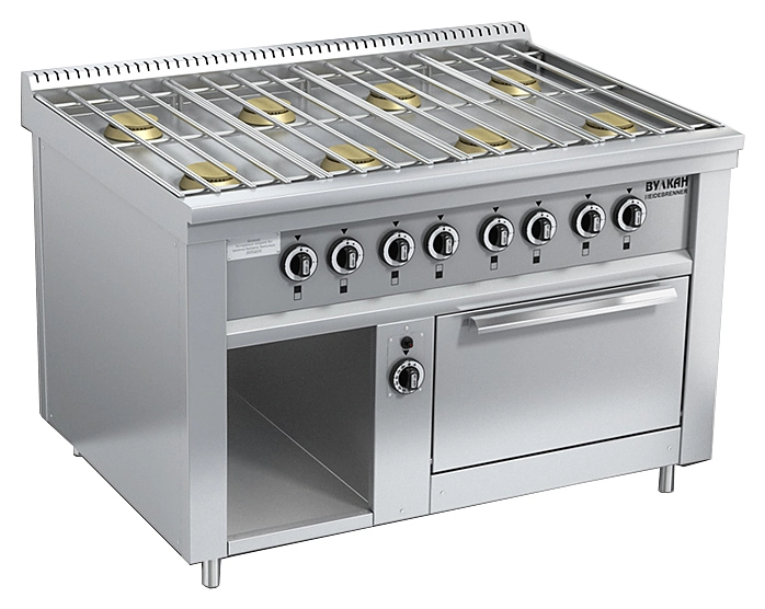 Плита Вулкан-Heidebrenner ПРГ-IIA-8М ДШ серия Standart 700, 82413, газовая