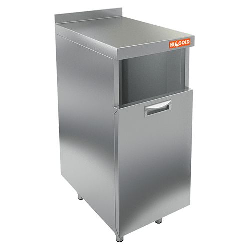 НБММБ-4/6Б модуль барный с бортом с выдвижной секцией для мусорного бака, 400х600х850мм, HICOLD RUS