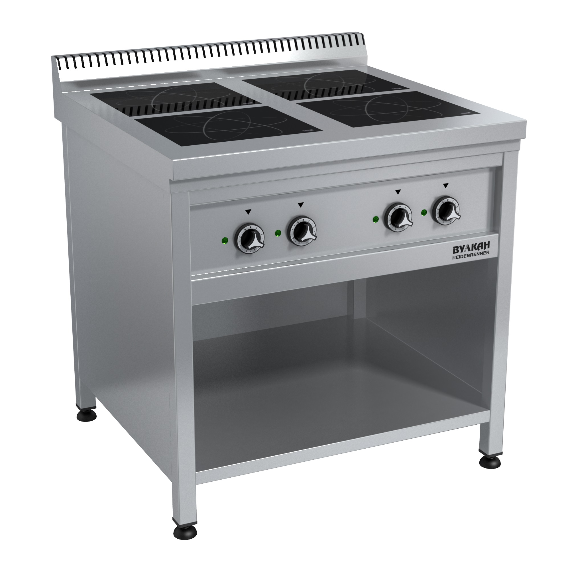 ПЛИТА ИНДУКЦИОННАЯ HEIDEBRENNER СЕРИЯ 700 ETK4 4Х3,5 кВт АРТ.7447