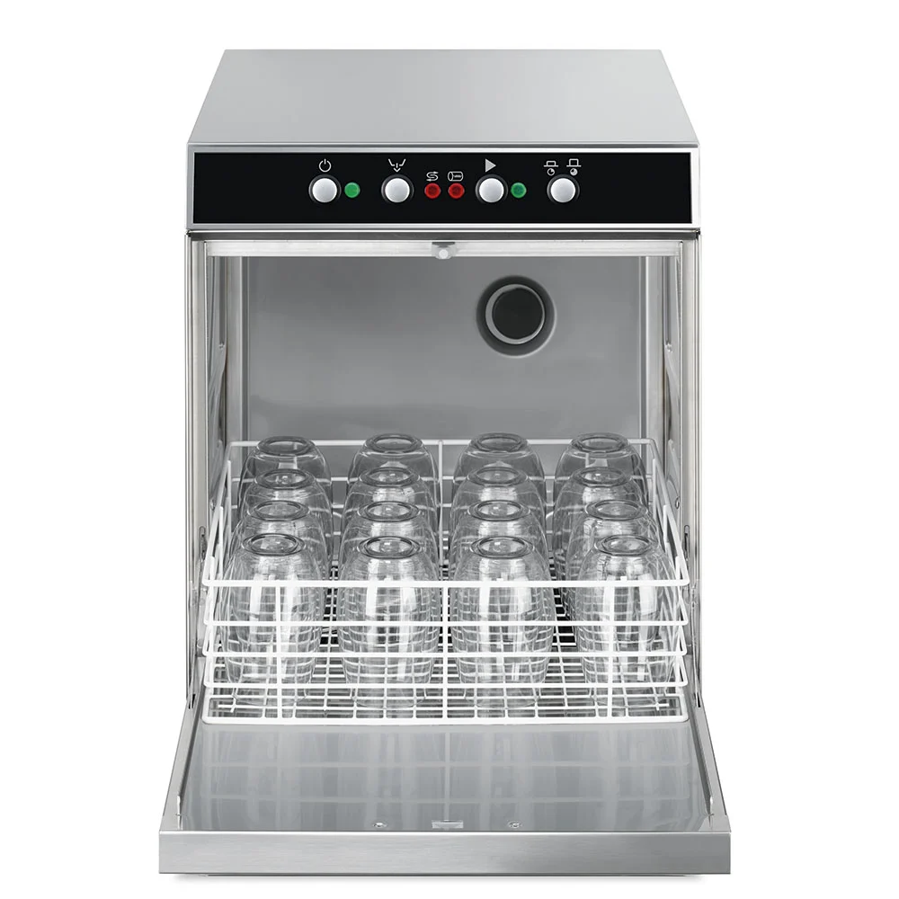 Машина посудомоечная SMEG серии SPG, модель SPG400MSL (стаканомоечная)